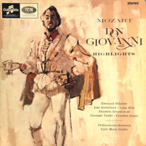 Giulini * Wachter, Sutherland,Schwarzkopf…<br><font color="brown">Mozart : Highlights from "Don Giovanni"</font></br>