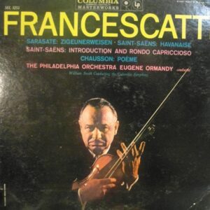 William Smith / Ormandy * Franceescatti<br><font color="brown">Sarasate / Saint-Saëns / Chausson : Zigeunerweisen, Havanaise…etc</font></br>