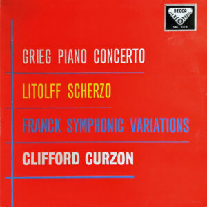 Clifford Curzon<br><font color="brown">Grieg / Franck : Piano Concerto</font></br>