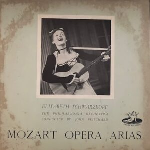 John Pritchard * Elizabeth Schwarzkopf, Philharmonia O.<br><font color="brown">Mozart.  : Opera Arias</font></br>