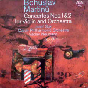 Vaclav Neumann  * Josef Suk / Czech P.O.<br><font color="brown">Bohuslav Martinu : Concerto No.1 & 2</font></br>