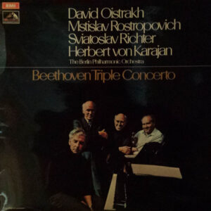 Karajan * Oistrakh, Rostropovich, Richter, BPO<br><font color="brown">Beethoven : Triple Concerto</font></br>