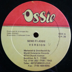 Josey Wales / Michael Black & Grindsman <br><font color="brown">Send Fi Josey / Everybody Needs Love</font></br>