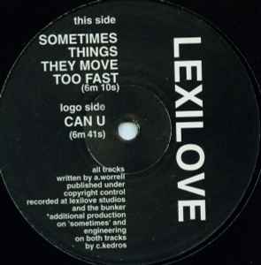 Lexilove<br><font color="brown">Sometimes Things They Move Too Fast</font></br>