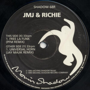 JMJ & Richie<br><font color="brown">Free La Funk (PFM Remix) / Universal Horn (J. Majik Remix)</font></br>
