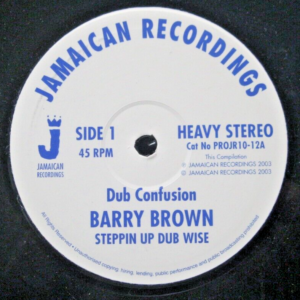 Barry Brown<br><font color="brown">Dub Confusion / God Father Dub</font></br>