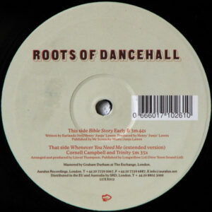 Early B / Cornell Campbell And Trinity <br><font color="brown">Roots of Dancehall</font></br>