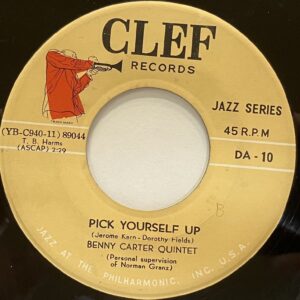 Benny Carter Quintet<br><font color="brown">Pick Yourself Up</font></br>