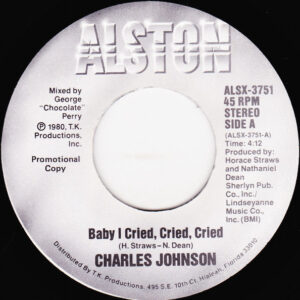 Charles Johnson<br><font color="brown">Baby I Cried, Cried, Cried</font></br>