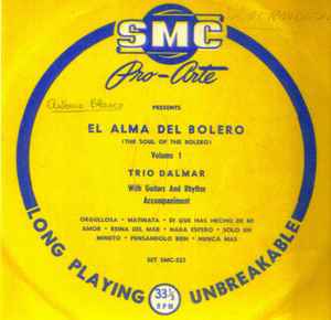 Trio Dalmar<br><font color="brown">El Alma Del Bolero (Vol. 1)</font></br>
